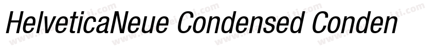 HelveticaNeue Condensed Condensed R字体转换
